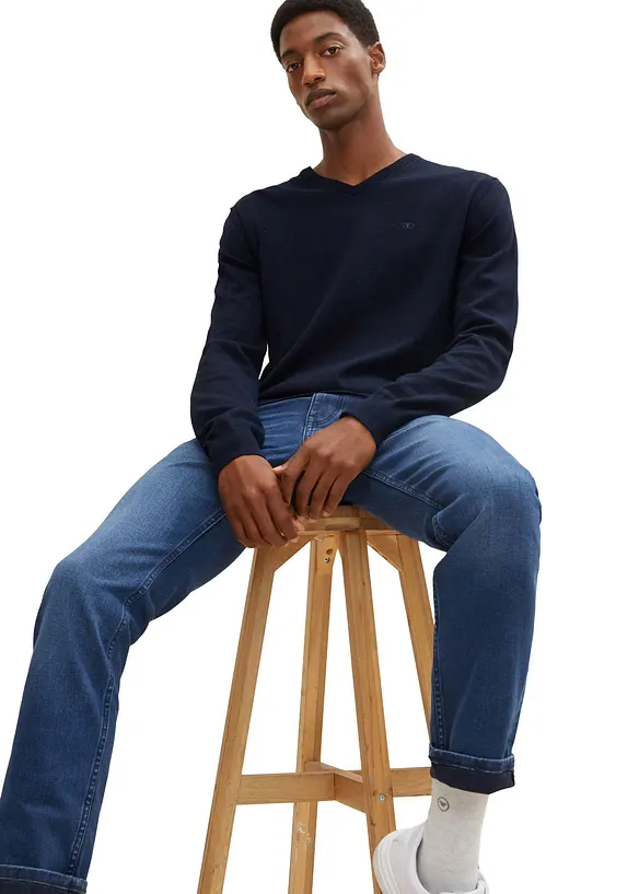 Maglione Tom Tailor in filato fine di puro cotone, Tom Tailor