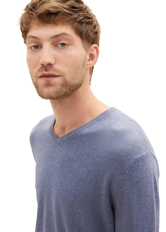 Maglione Tom Tailor in filato fine di puro cotone, Tom Tailor