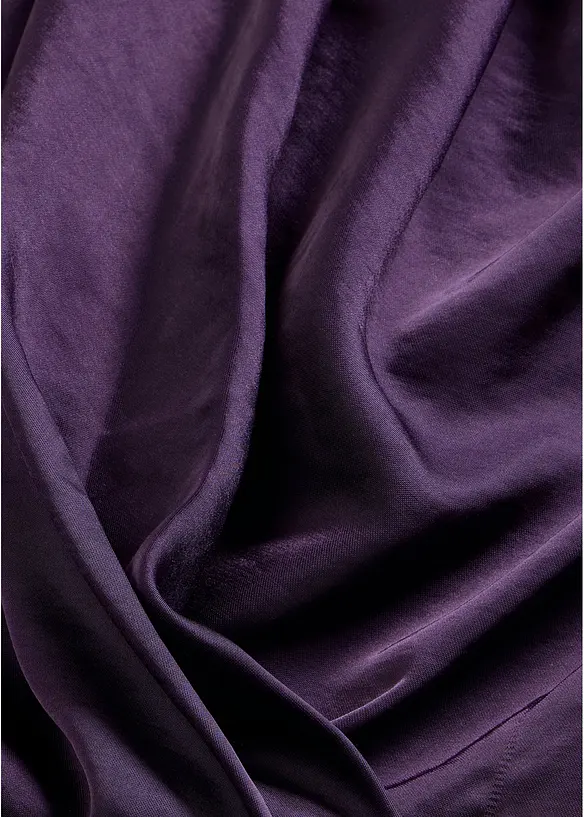 Abito midi in satin fluido, bonprix