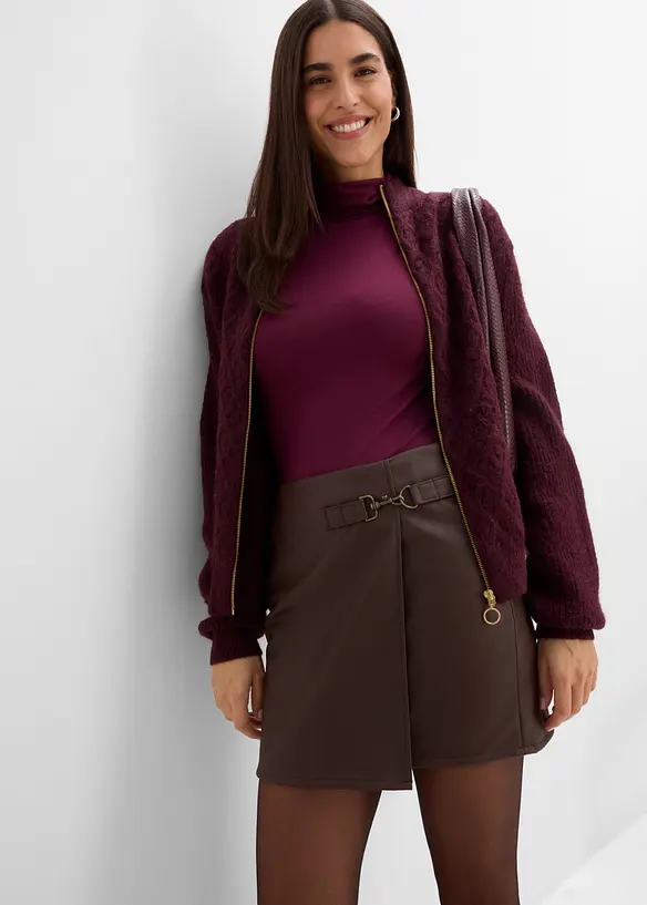 Gonna in similpelle, bonprix