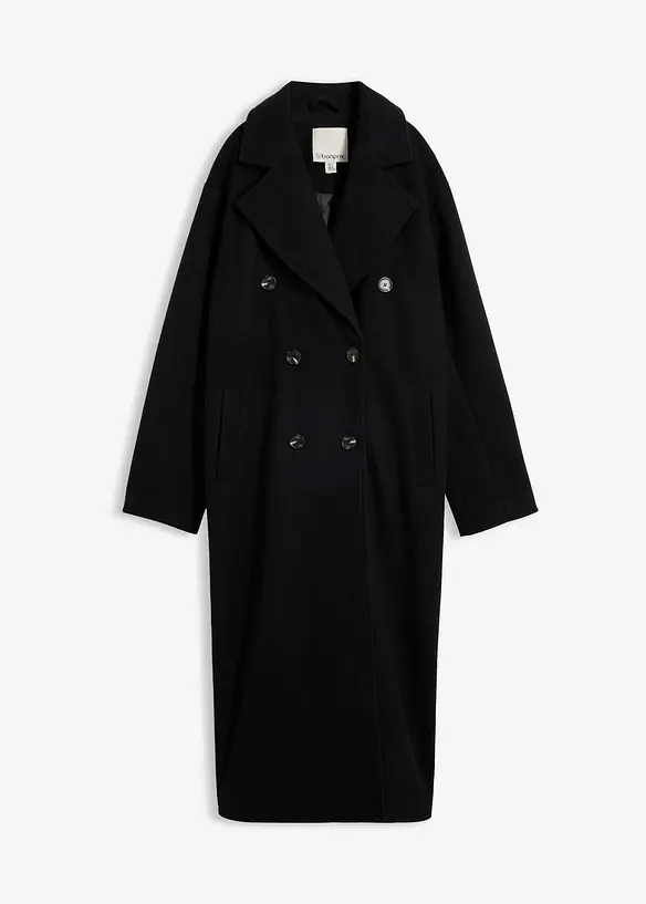 Cappotto oversize in simil lana, bonprix