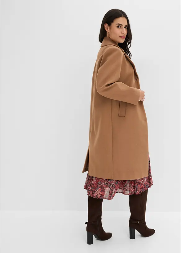 Cappotto corto in simil lana, bonprix