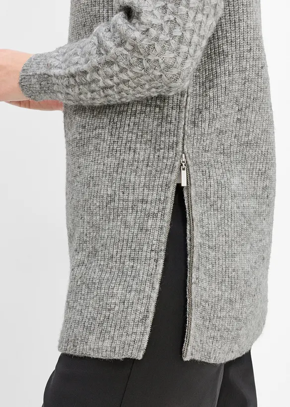 Maglione caldo pr&eacute;maman / da allattamento, bonprix