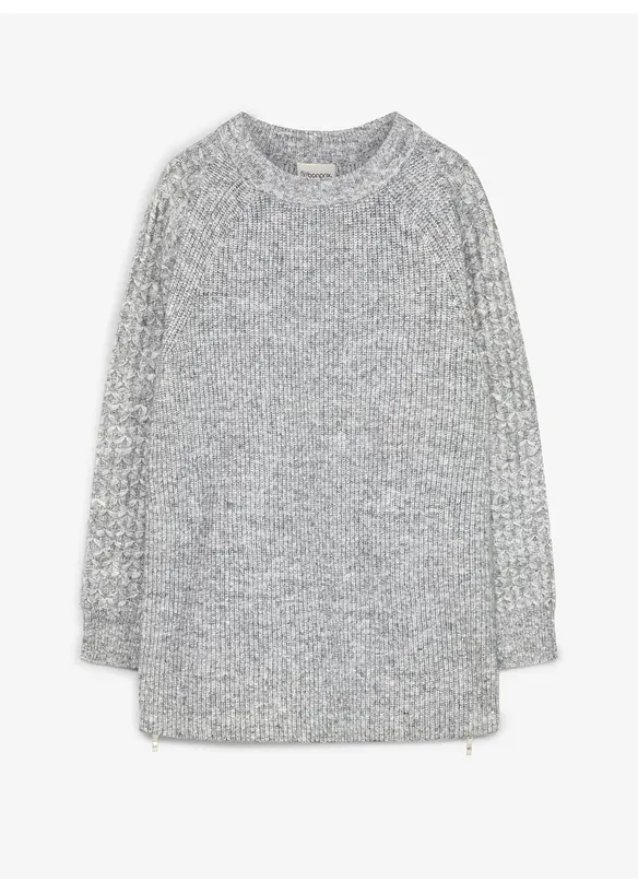 Maglione caldo pr&eacute;maman / da allattamento, bonprix