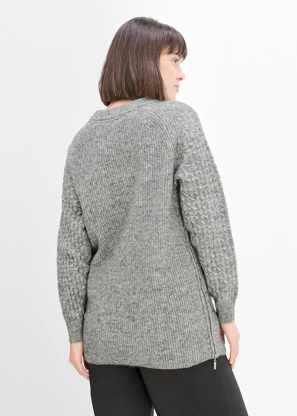 Maglione caldo pr&eacute;maman / da allattamento, bonprix