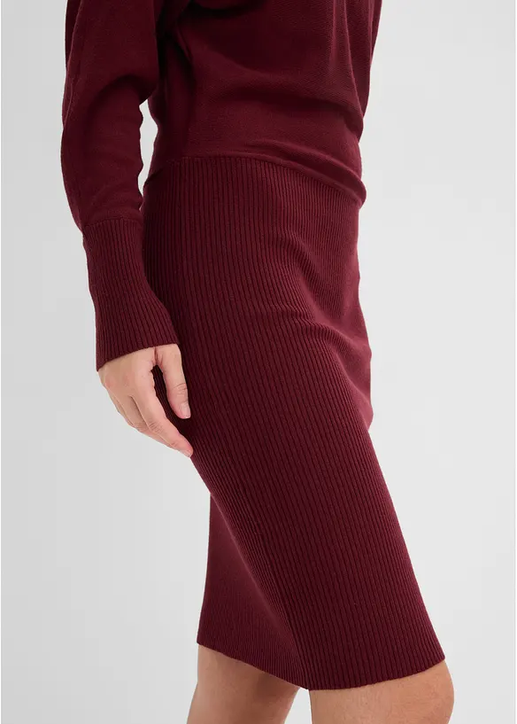 Abito in maglia misto viscosa, bonprix