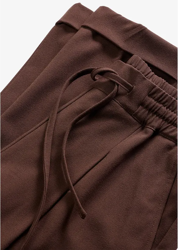 Pantaloni con pinces ed elastico in vita, bonprix