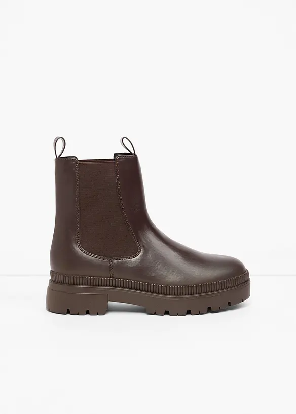 Stivaletti chelsea con suola profilata, bonprix