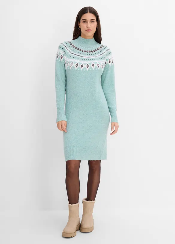 Abito in maglia norvegese, bonprix