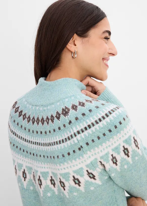 Abito in maglia norvegese, bonprix