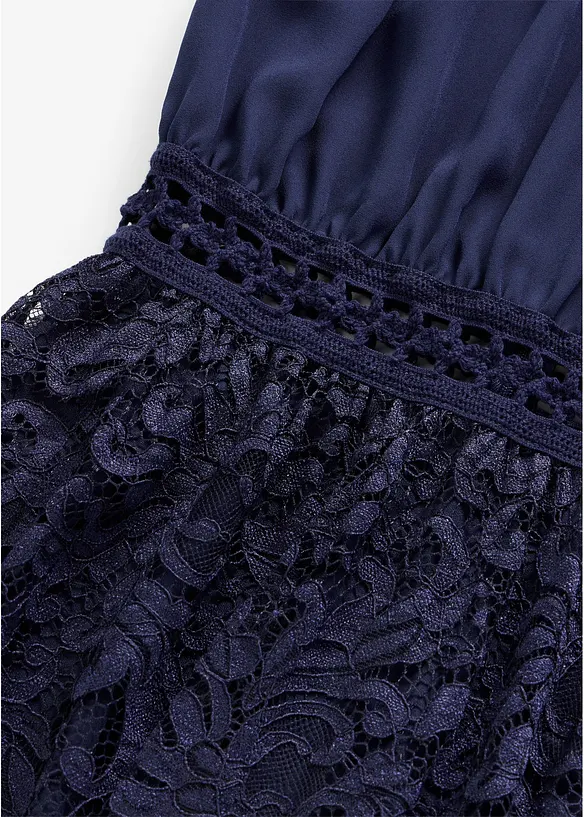 Abito lungo con gonna in pizzo, bonprix