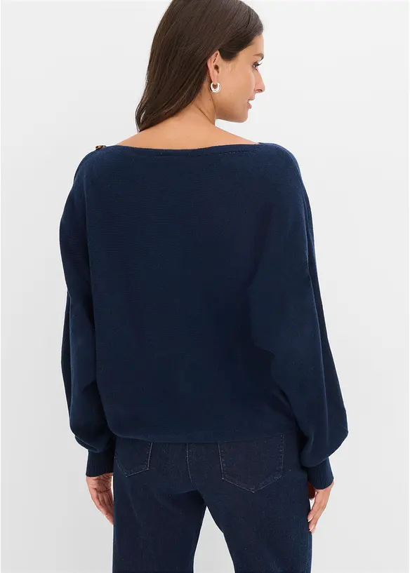 Maglione con bottoni decorativi, bonprix