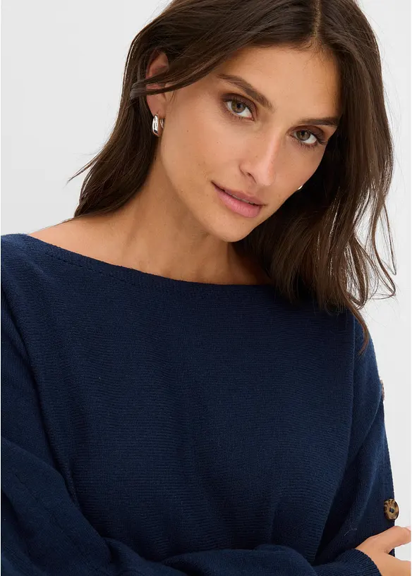 Maglione con bottoni decorativi, bonprix