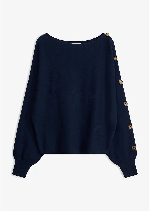 Maglione con bottoni decorativi, bonprix