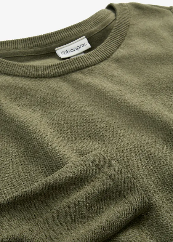 Abito in maglia con cotone riciclato, bonprix