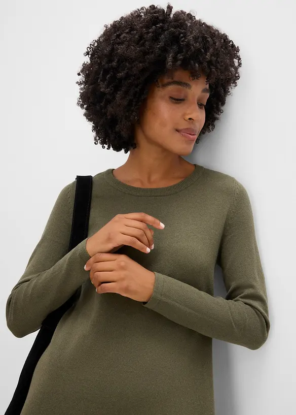 Abito in maglia con cotone riciclato, bonprix