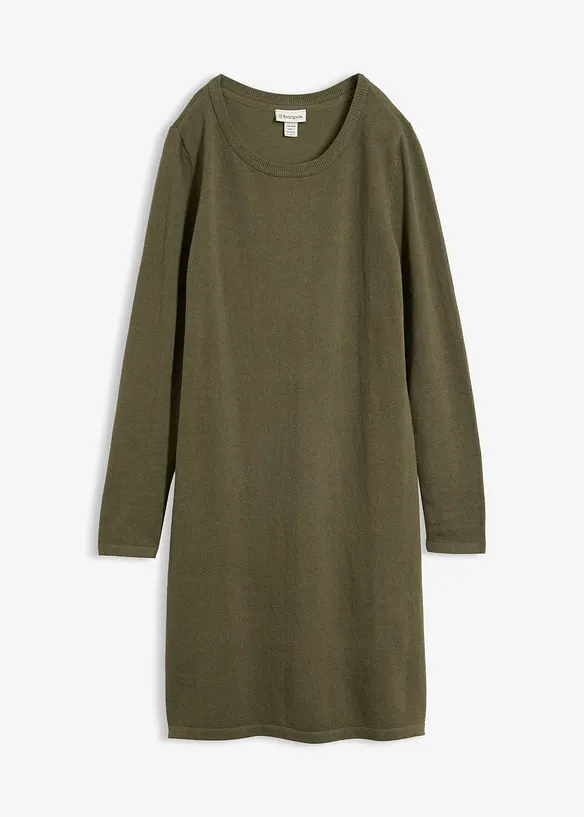 Abito in maglia con cotone riciclato, bonprix