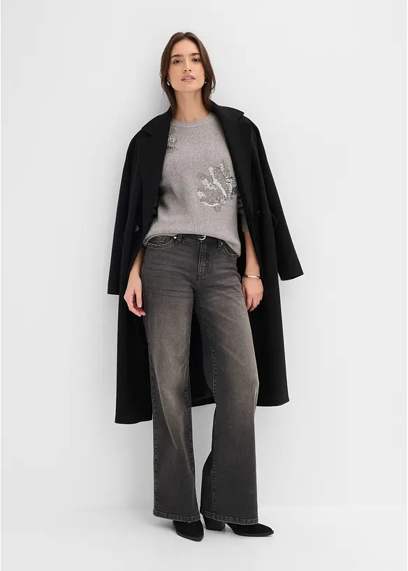 Maglione con applicazioni, bonprix