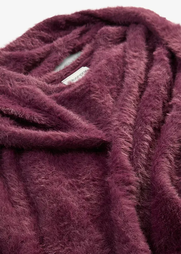 Maglione oversize con sciarpa, bonprix