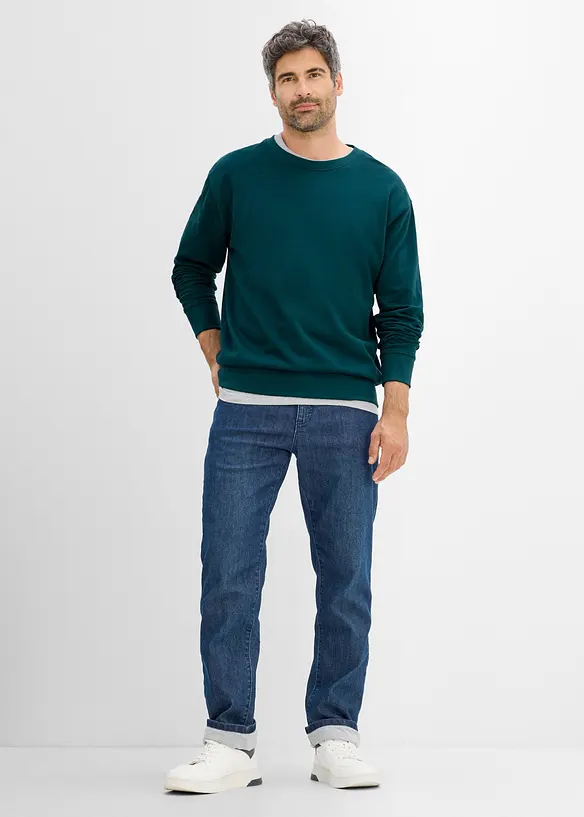 Felpa oversize in puro cotone biologico, bonprix