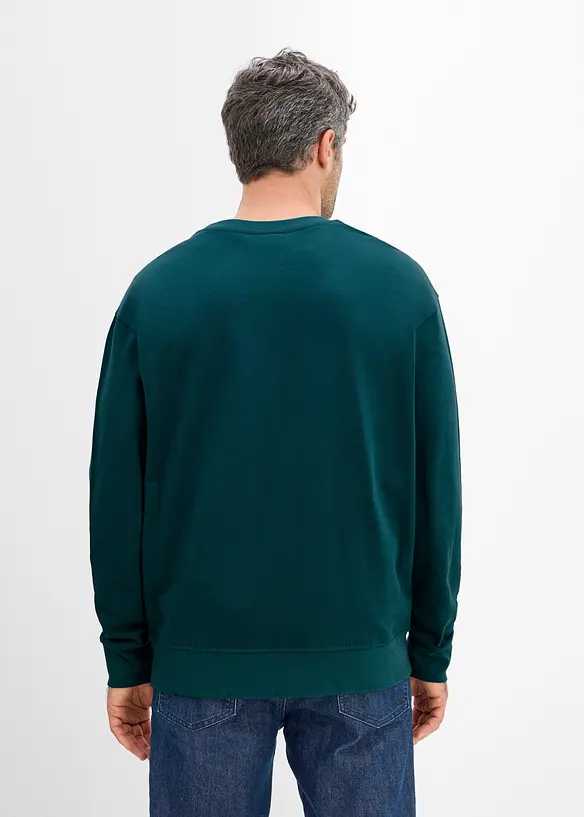 Felpa oversize in puro cotone biologico, bonprix