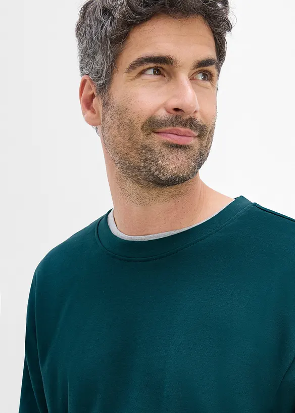 Felpa oversize in puro cotone biologico, bonprix