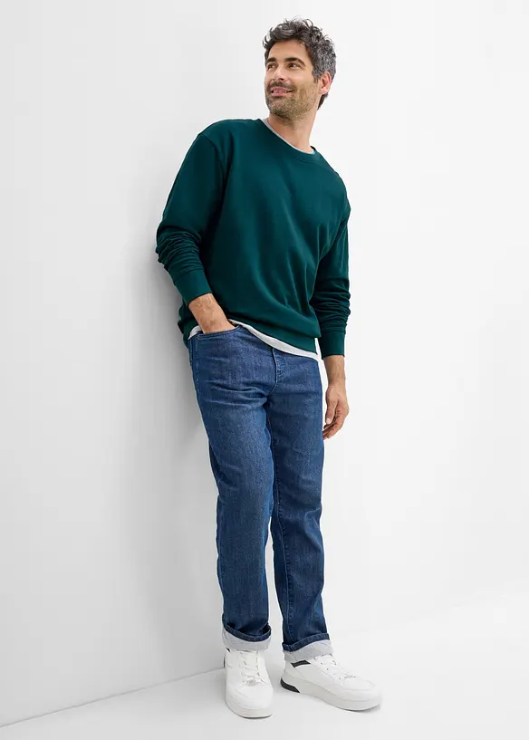 Felpa oversize in puro cotone biologico, bonprix