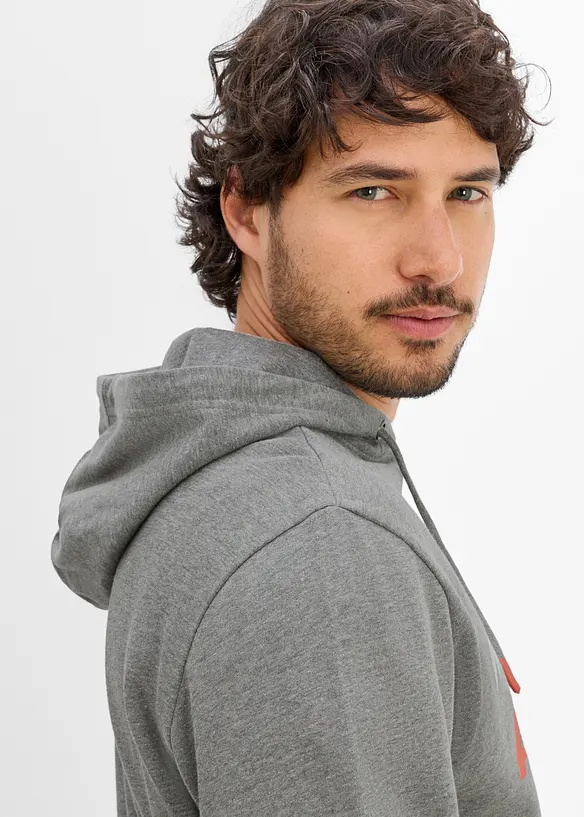 Felpa con cappuccio in puro cotone biologico, bonprix