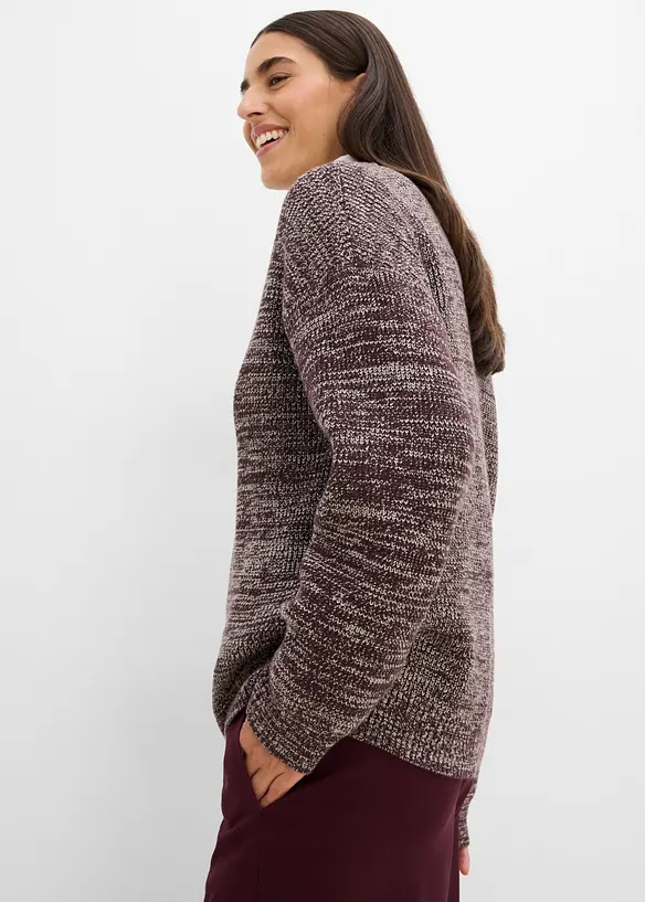 Maglione in misto viscosa morbido, bonprix