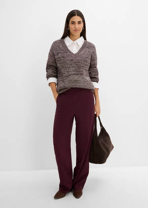 Maglione in misto viscosa morbido, bonprix