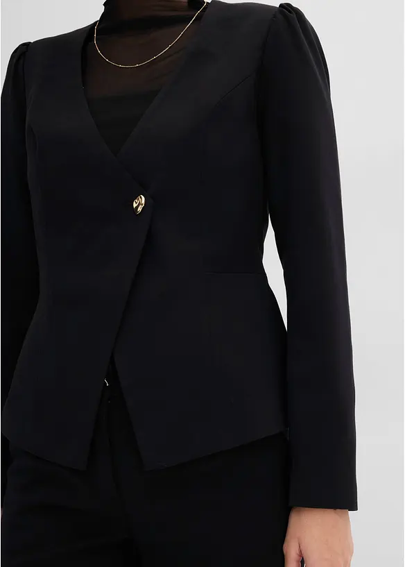Blazer con bottone decorativo, bonprix
