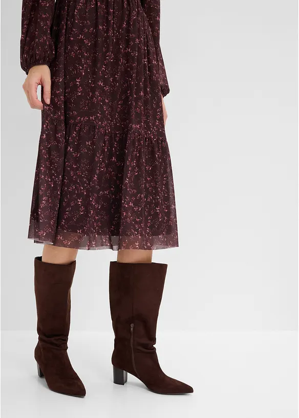 Abito in jersey con scollo rotondo, bonprix