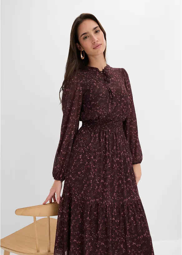 Abito in jersey con scollo rotondo, bonprix