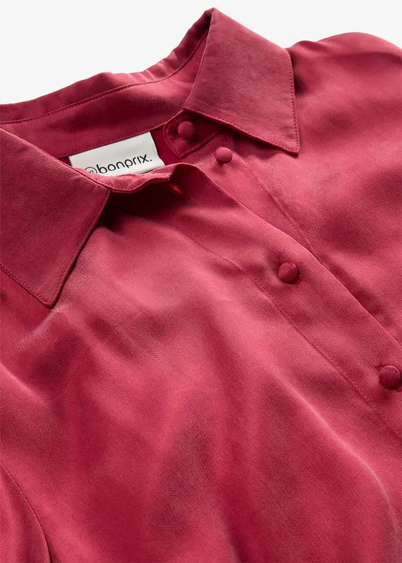 Camicia in misto cupro fluido, bonprix