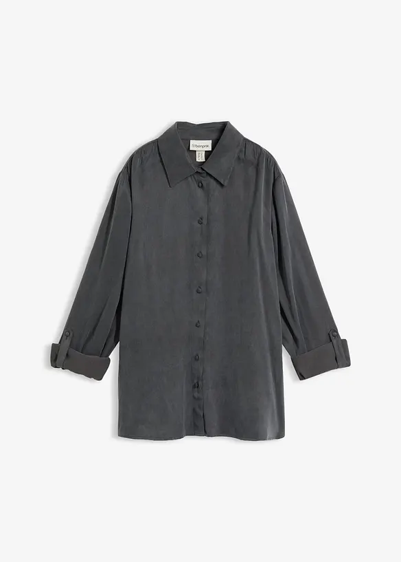 Camicia in misto cupro fluido, bonprix