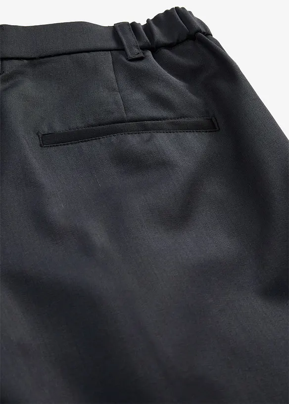 Pantaloni da completo in morbido misto lana dalla linea dritta, bonprix