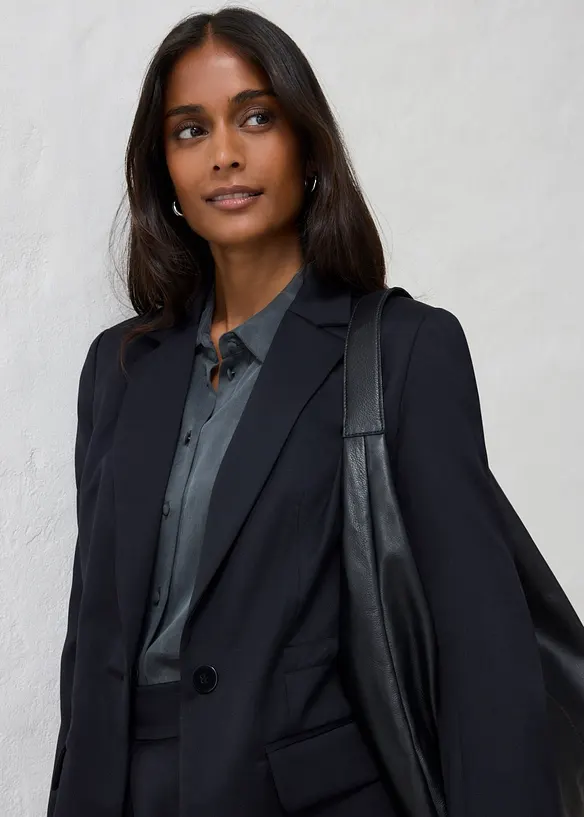 Blazer in misto lana fine, bonprix