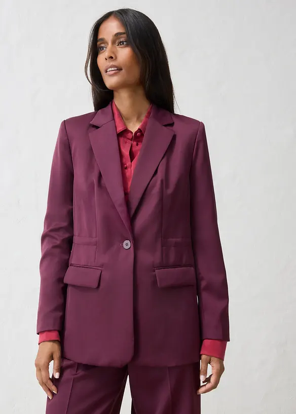 Blazer in misto lana fine, bonprix