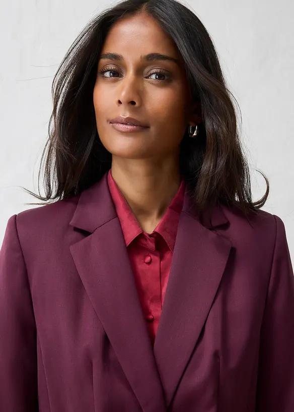 Blazer in misto lana fine, bonprix