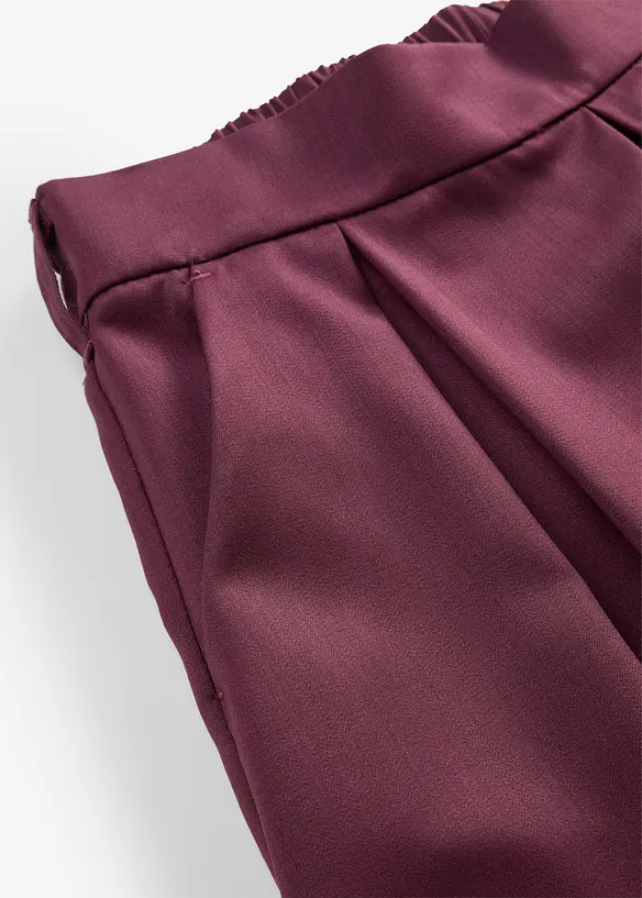 Gonna midi in misto lana morbido, bonprix