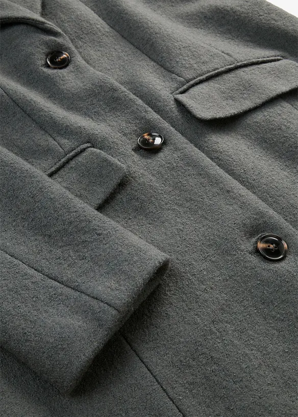 Cappotto in lana cotta, bonprix
