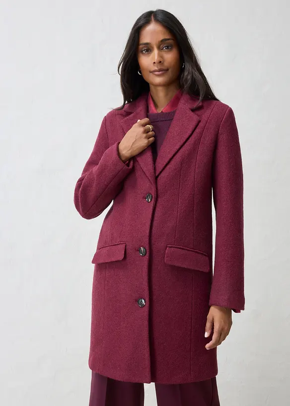 Cappotto in lana cotta, bonprix
