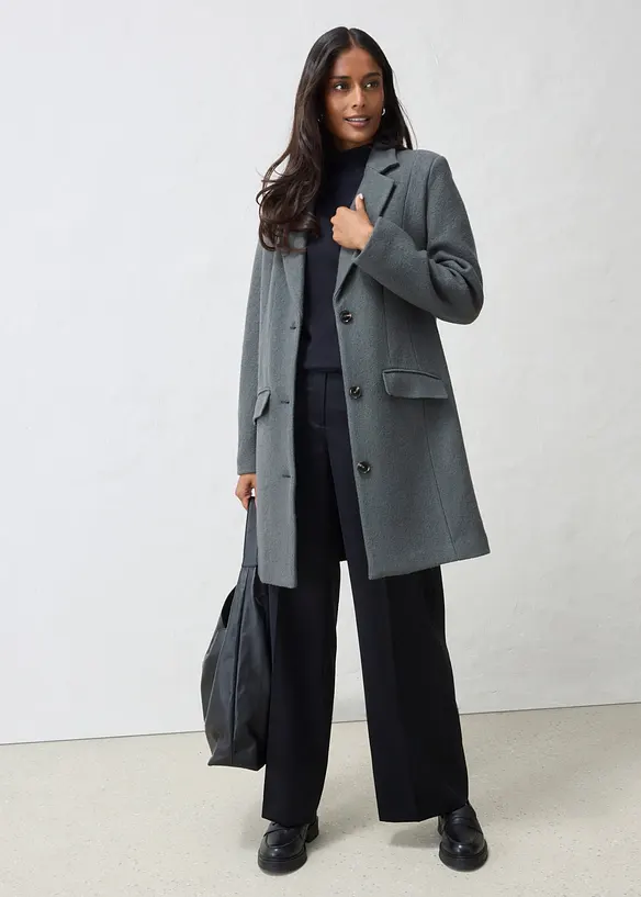 Cappotto in lana cotta, bonprix