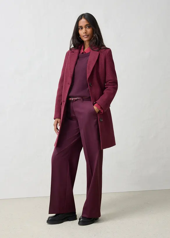 Cappotto in lana cotta, bonprix