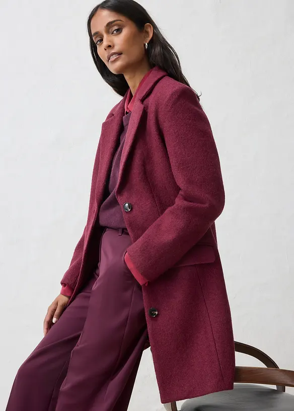 Cappotto in lana cotta, bonprix