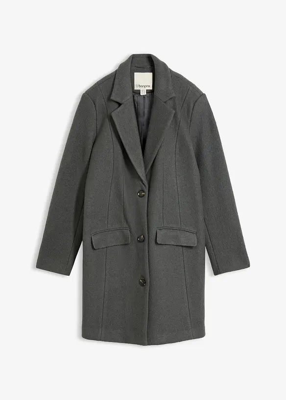 Cappotto in lana cotta, bonprix
