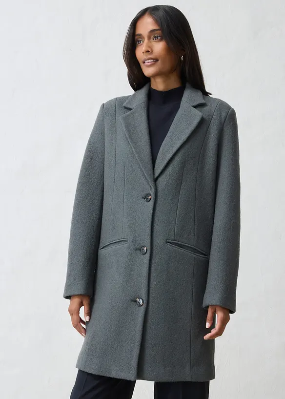 Cappotto in lana cotta, bonprix