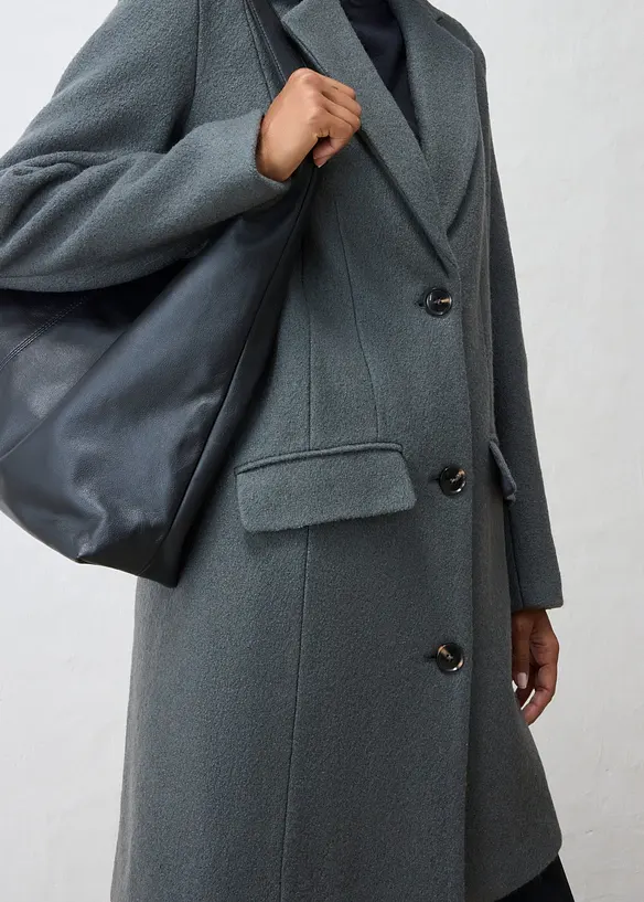 Cappotto in lana cotta, bonprix