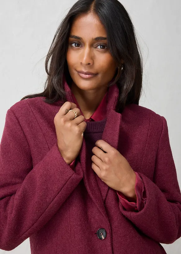 Cappotto in lana cotta, bonprix