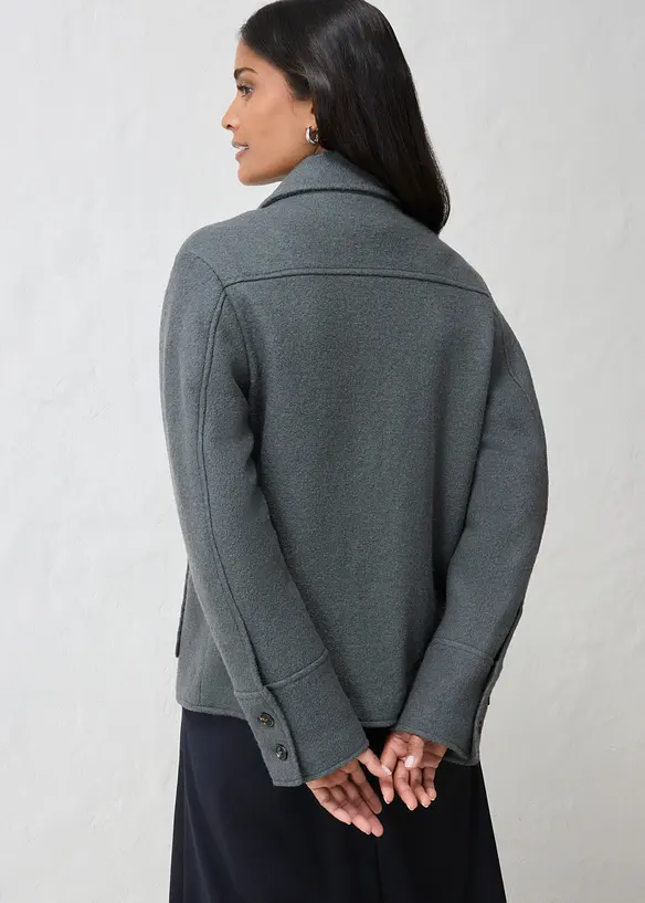 Bomber con lana cotta, bonprix